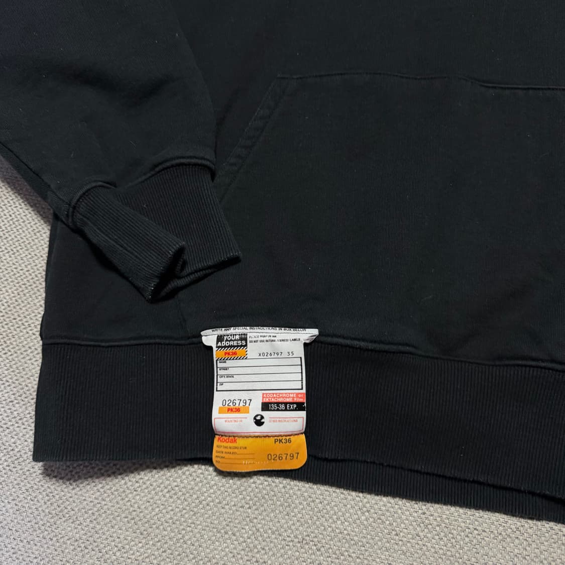 코닥 빅로고 프린팅 후드티 상품이미지2