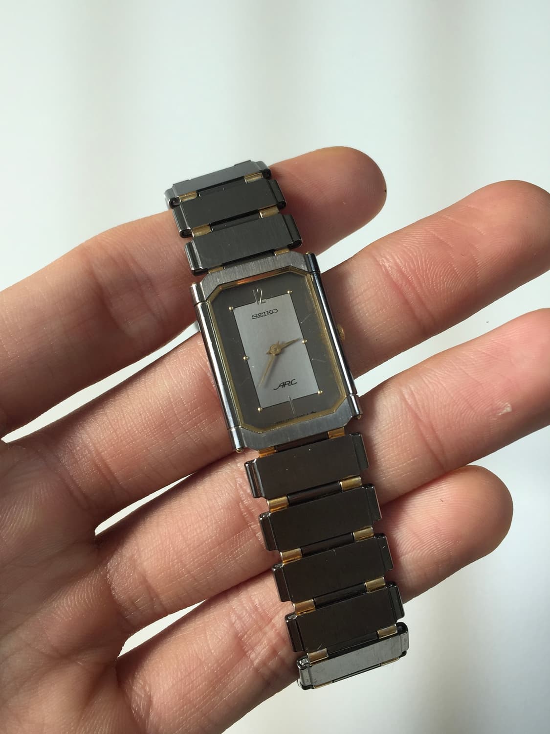 80s seiko arc quartz tank 상품이미지5