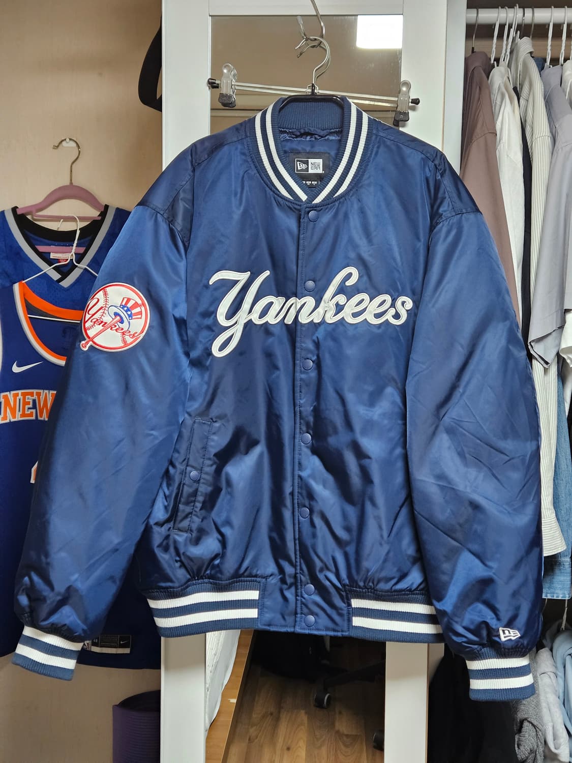 뉴에라) 스타디움 자켓_네이비/XL 상품이미지1