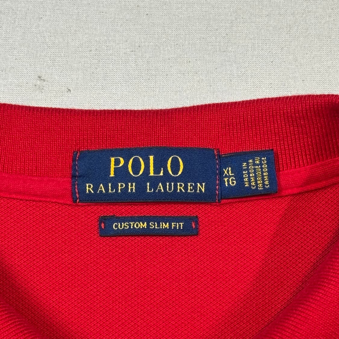 XL) 폴로 랄프로렌 클래식 레드 반팔 카라티 PK 상품이미지6