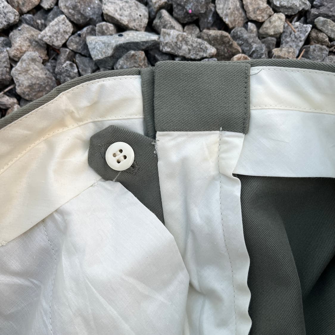 일본 빈티지 투턱 세미 와이드 팬츠 (실측확인) 상품이미지2