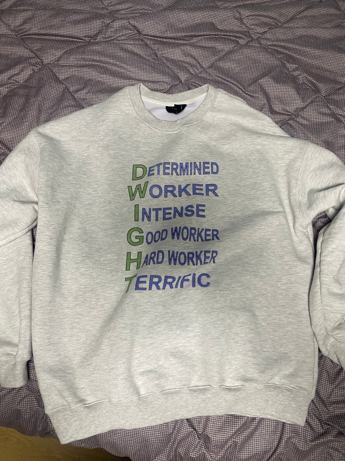 The office uldd 콜라보 맨투맨 상품이미지1