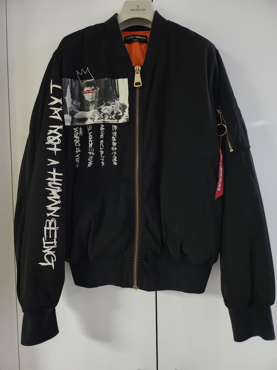 MA-1 점퍼 남성항공점퍼 아임낫어휴먼비잉 상품이미지2