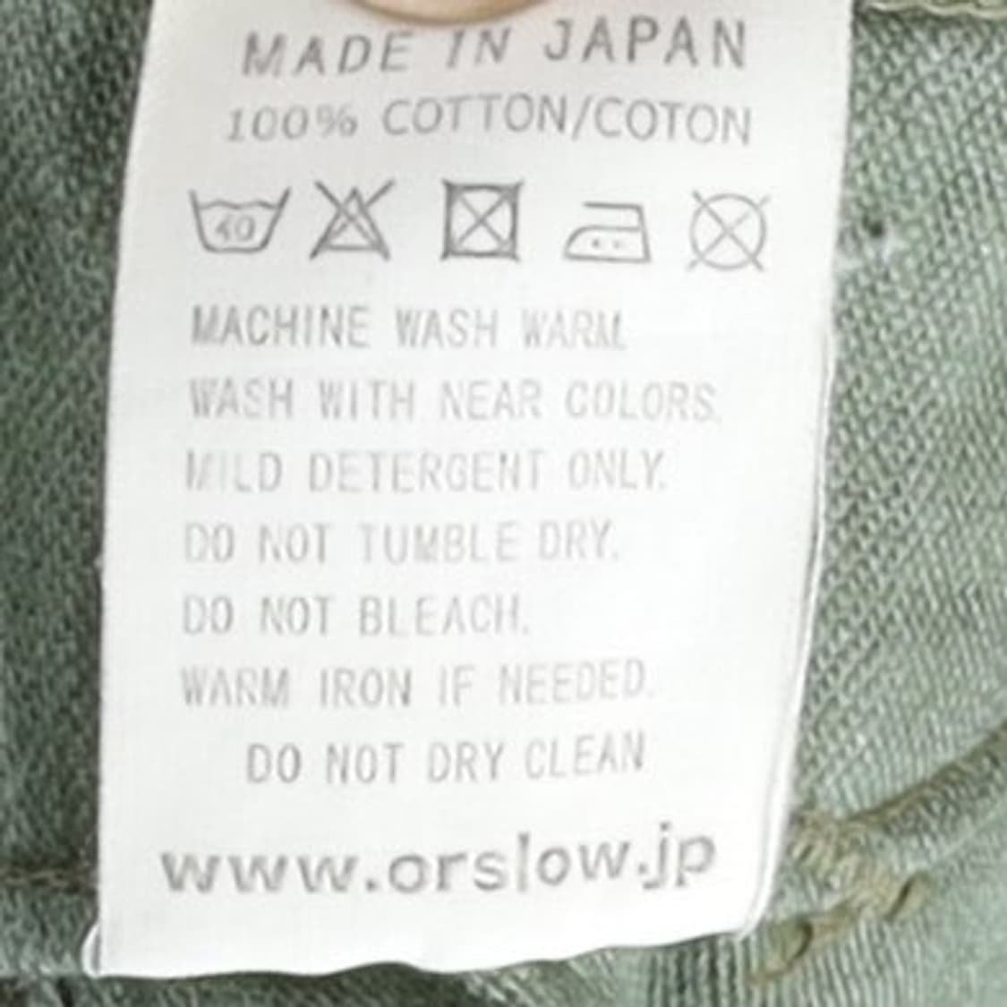 오어슬로우 Orslow Fatigue Pants

 상품이미지9