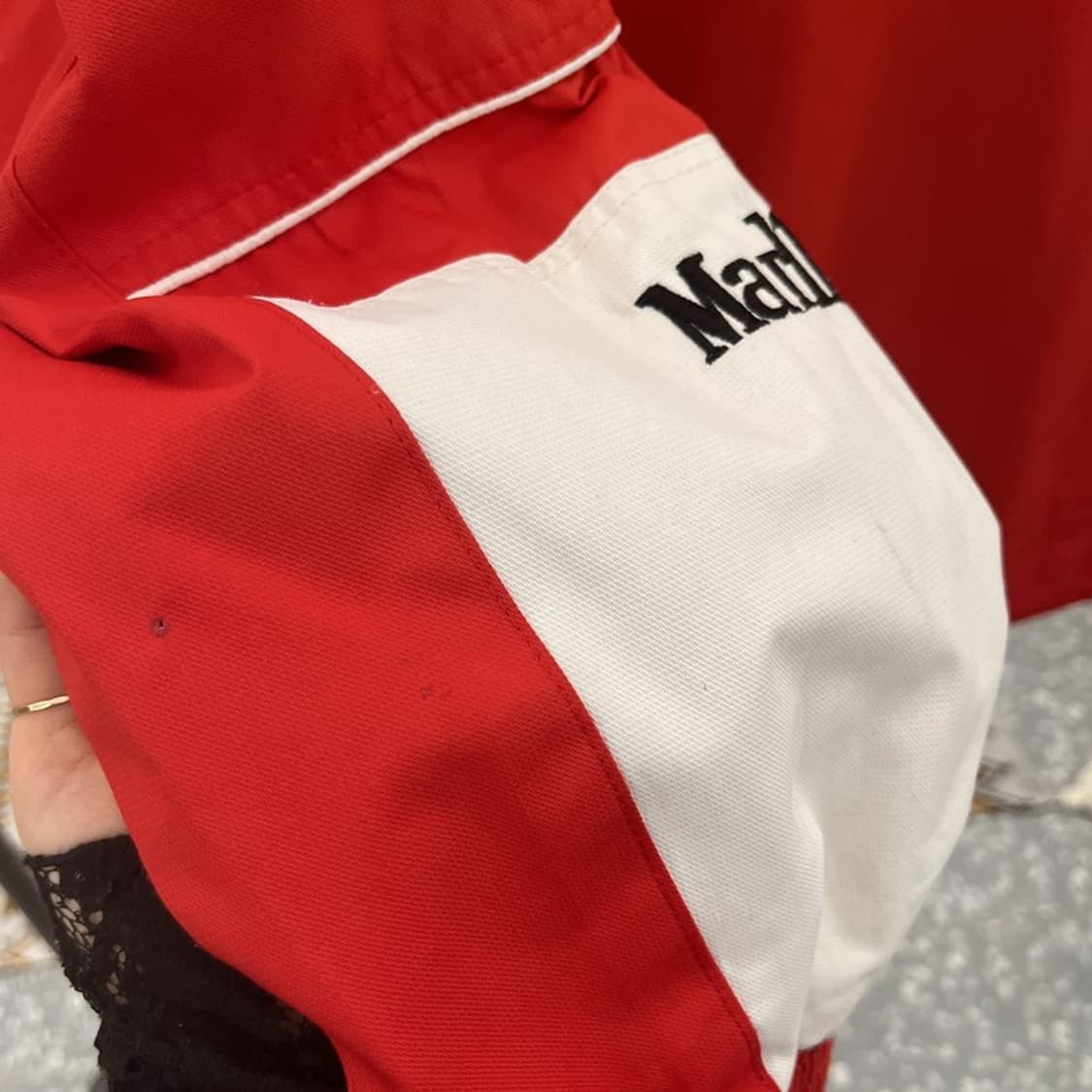 빈티지 페라리 말보로 보다폰 모터사이클 레이싱 자켓 XL C10552 상품이미지8