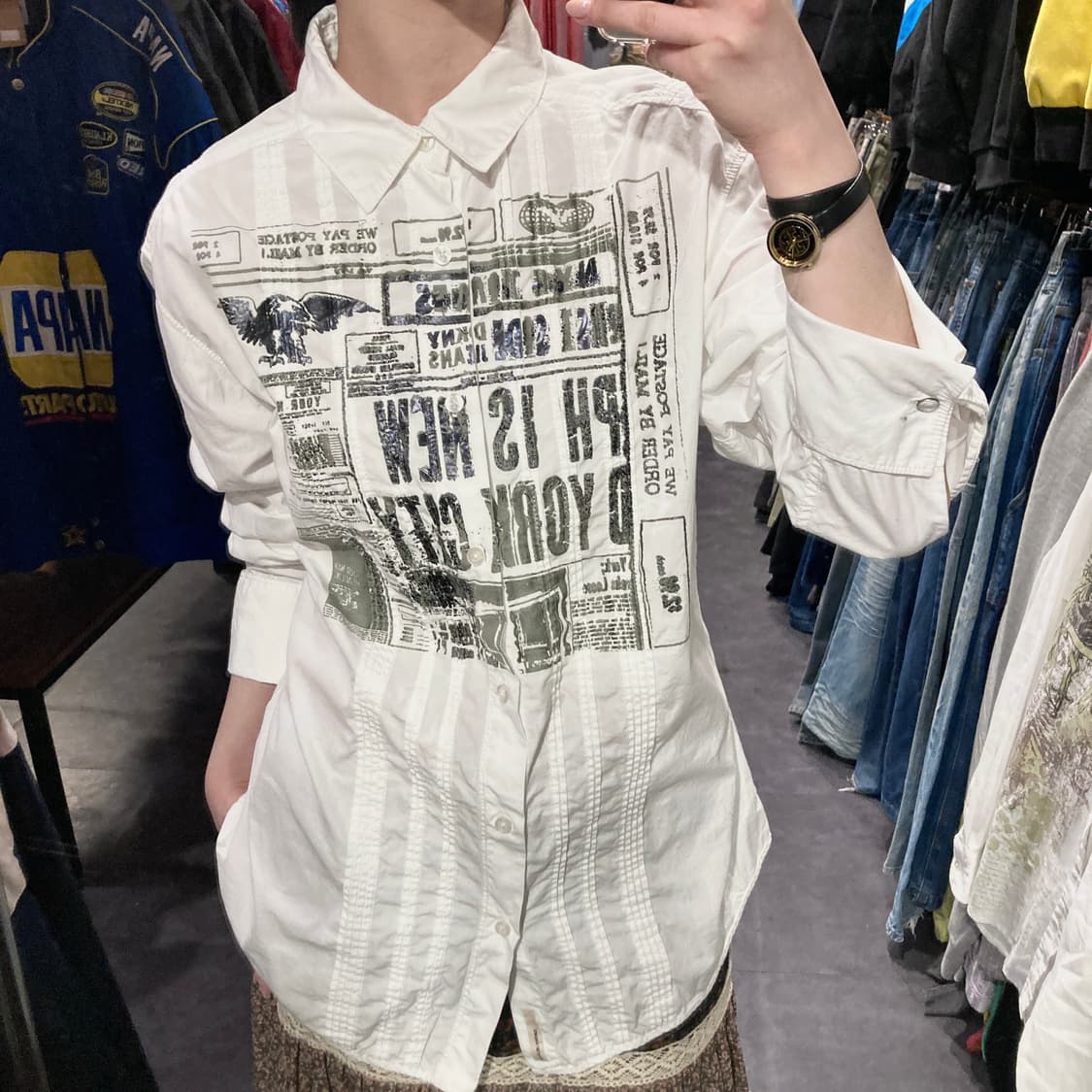 [IM] DKNY Jeans 그래픽 프린팅 셔츠 상품이미지2