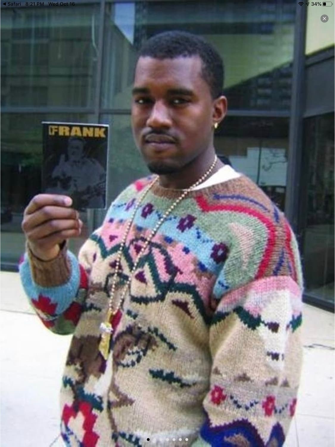 90’s 폴로 랄프로렌 칸예 웨스트 니트 상품이미지1