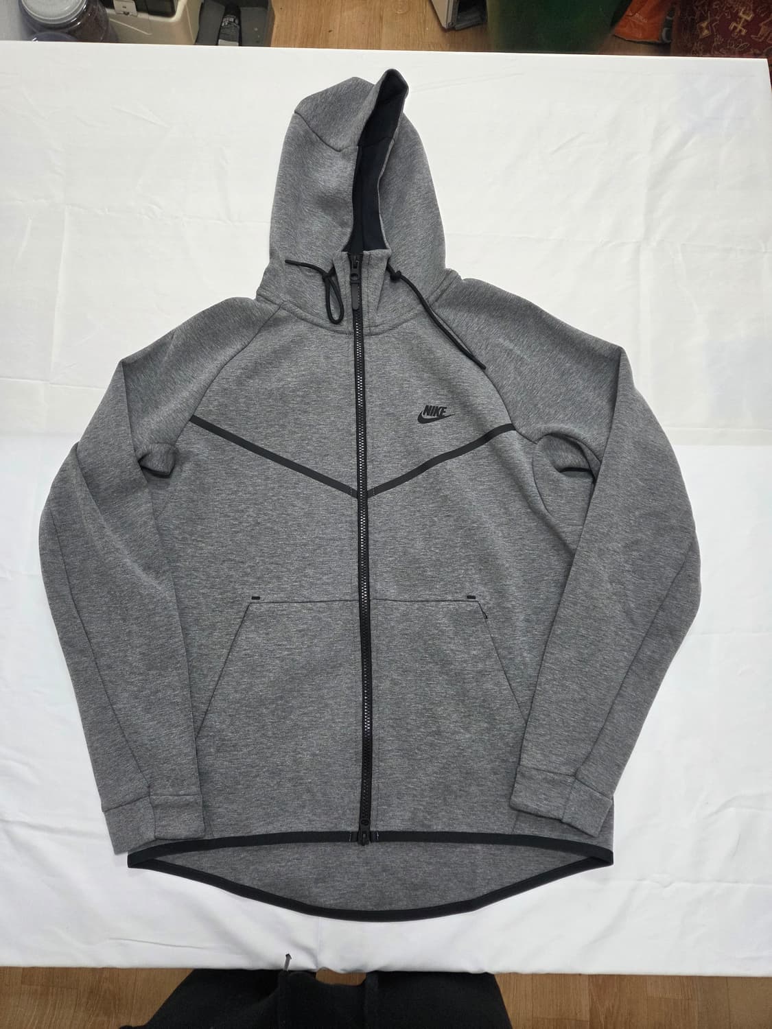 [정품/XL105] 나이키 테크 플리스 후드집업 그레이 상품이미지1