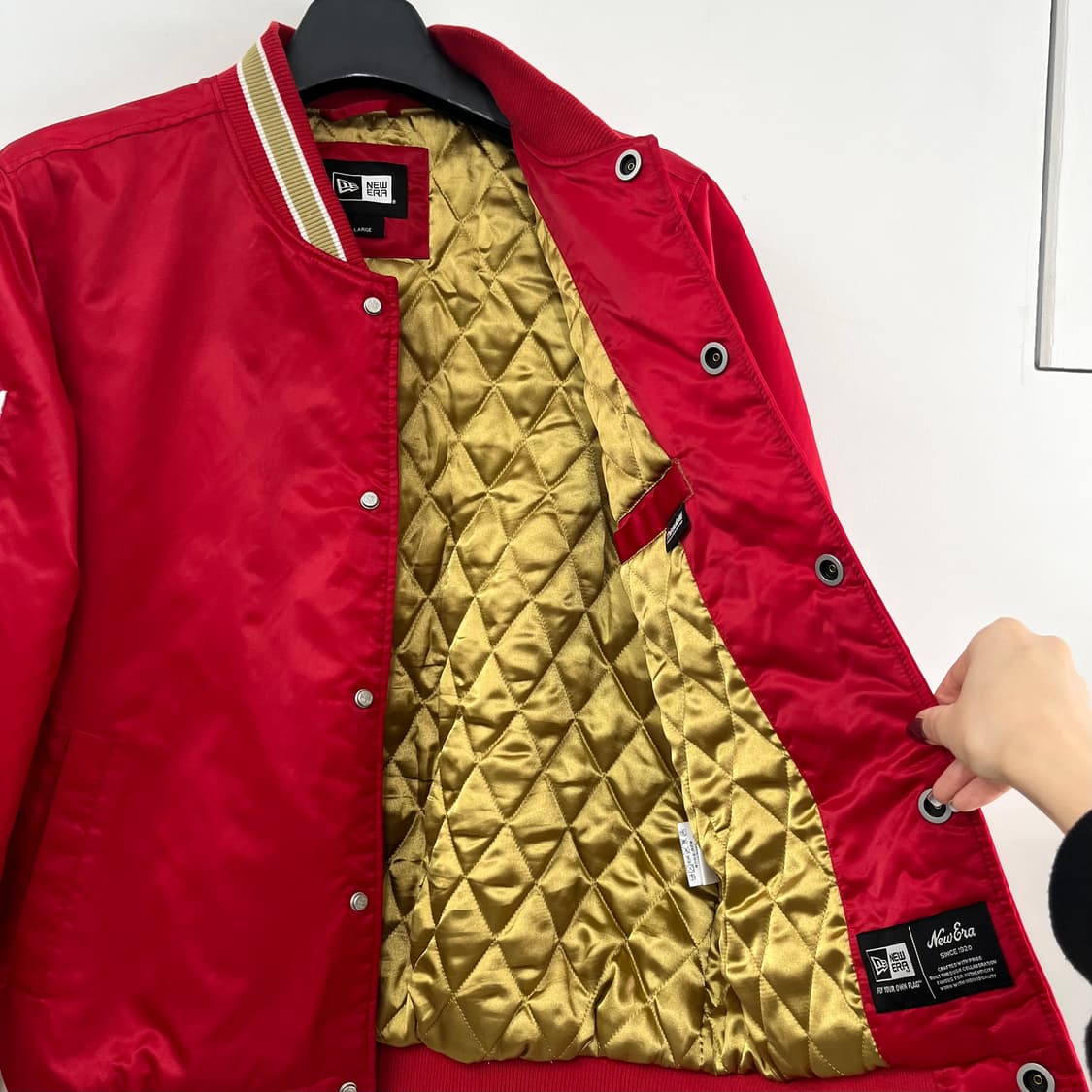 뉴에라 NFL 샌프란시스코 새틴 스타디움 자켓 상품이미지8