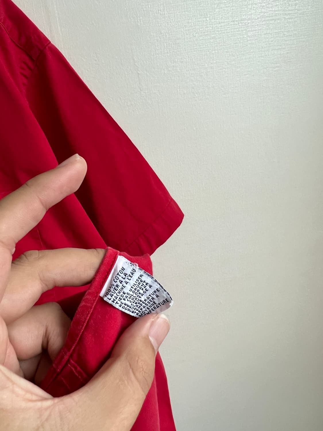 폴로 레드 셔츠 XL 상품이미지3