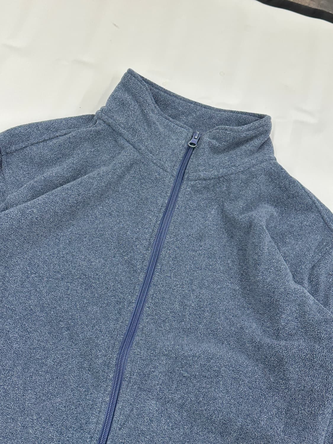 🏕️일본 빈티지 플리스 집업 🏕️블루 그레이 후리스 시티보이 캠핑 상품이미지5