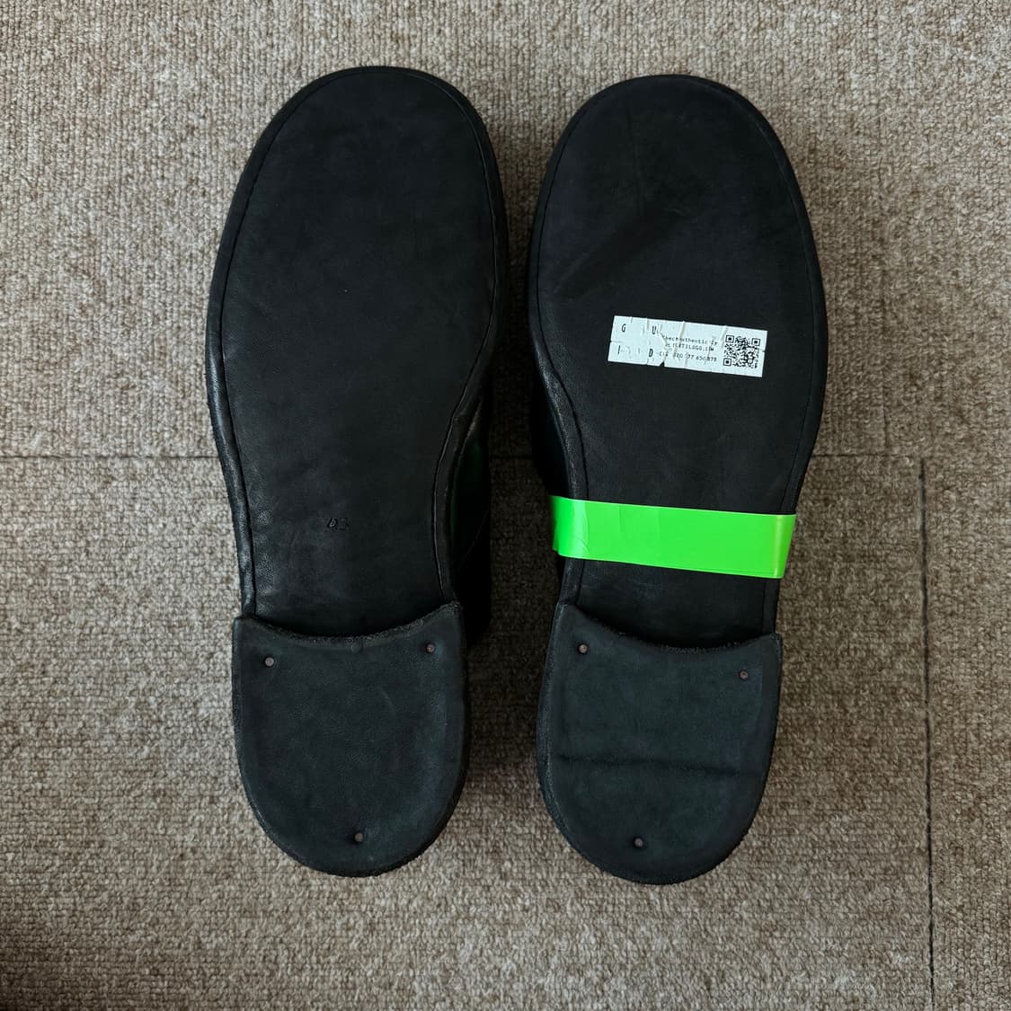 구이디 992 홀스 풀 그레인 레더 더비 블랙  상품이미지7