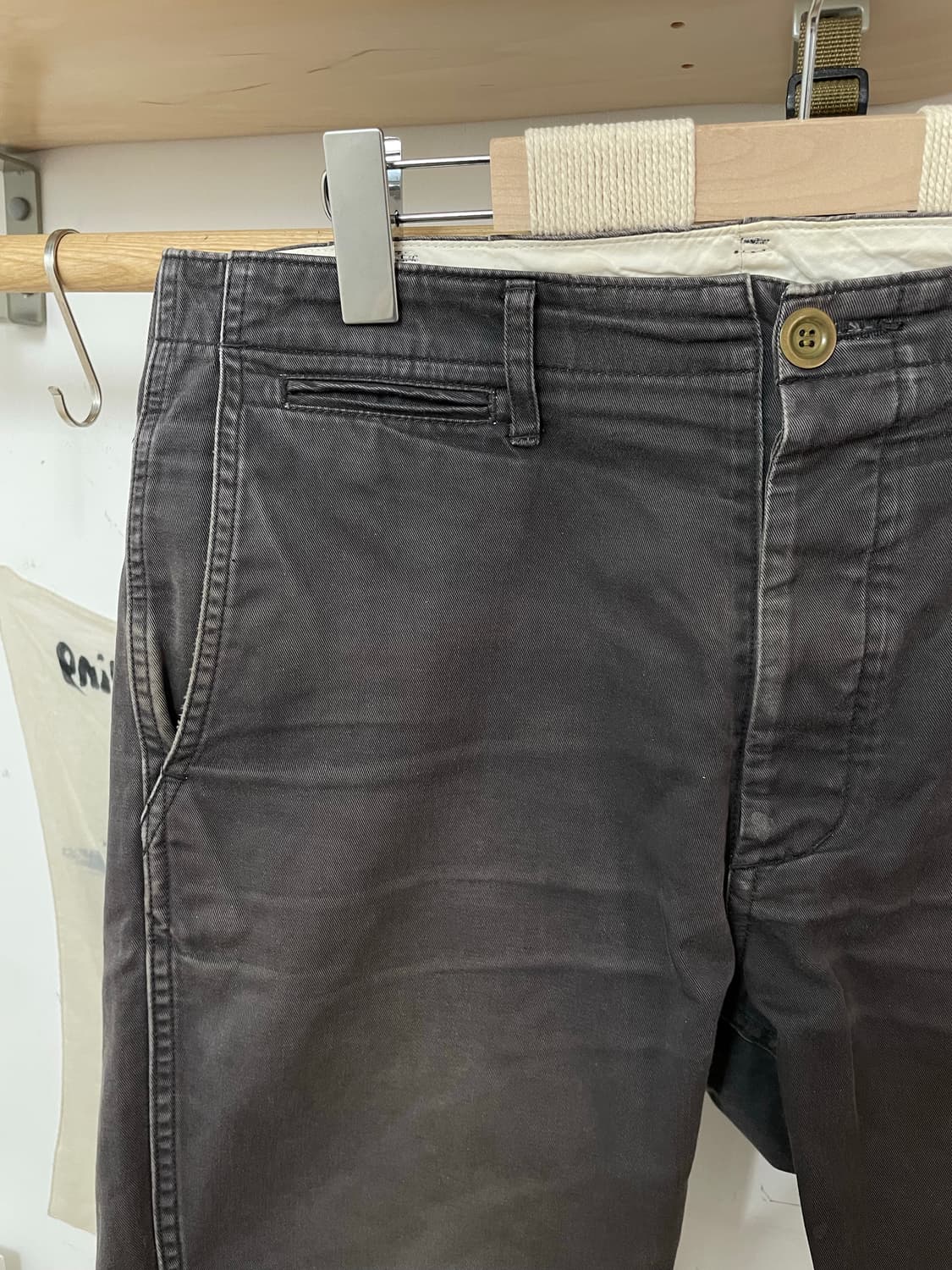 비즈빔 신치백 워싱 숏츠 (M) 상품이미지3
