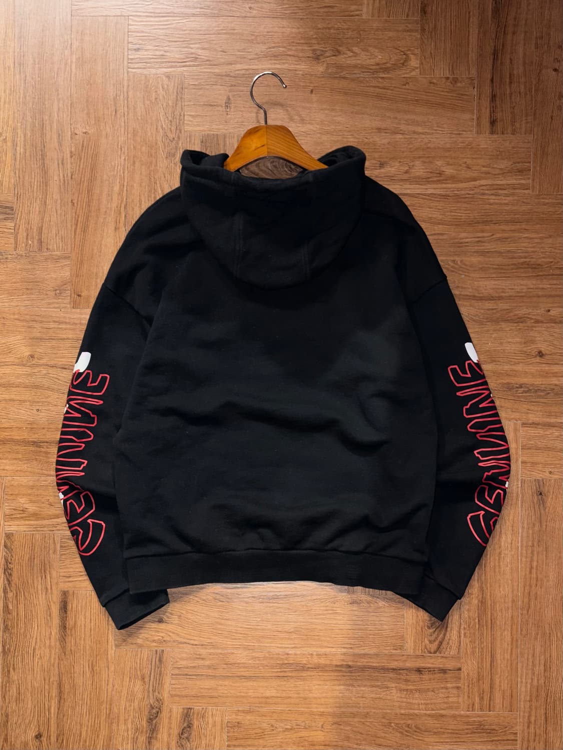 에비수 로고 오버핏 후드티 상품이미지5