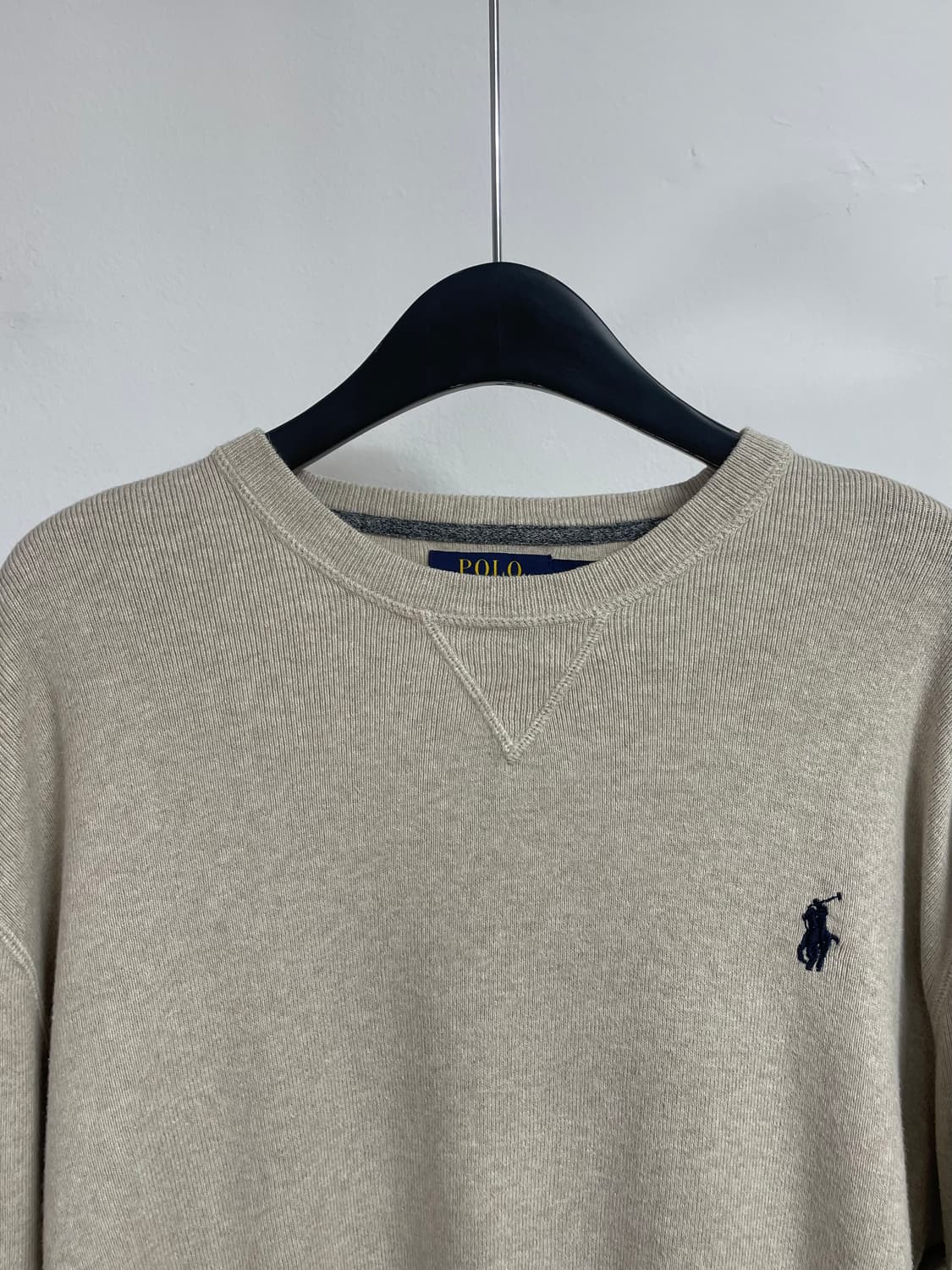 폴로 랄프로렌 코튼 오트밀 니트 (on.103 )   상품이미지2