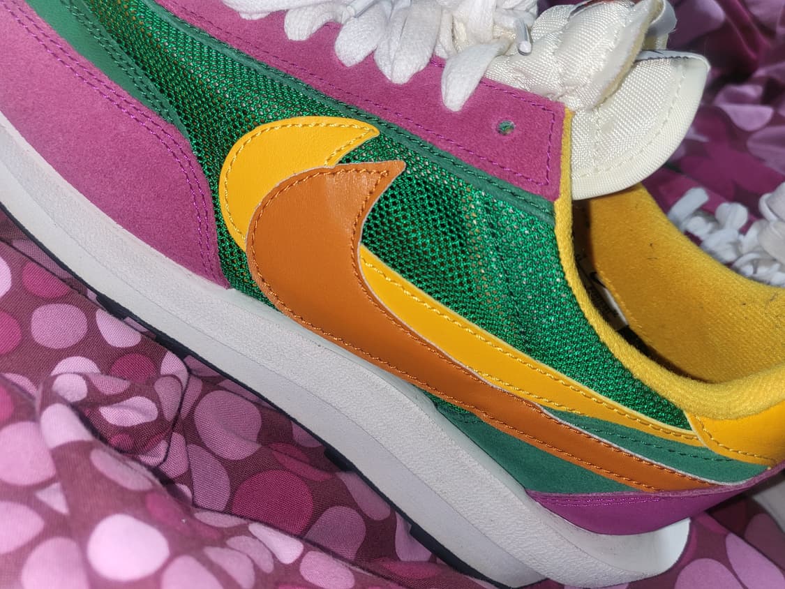 나이키x사카이 LD 와플 핑크그린 상품이미지2