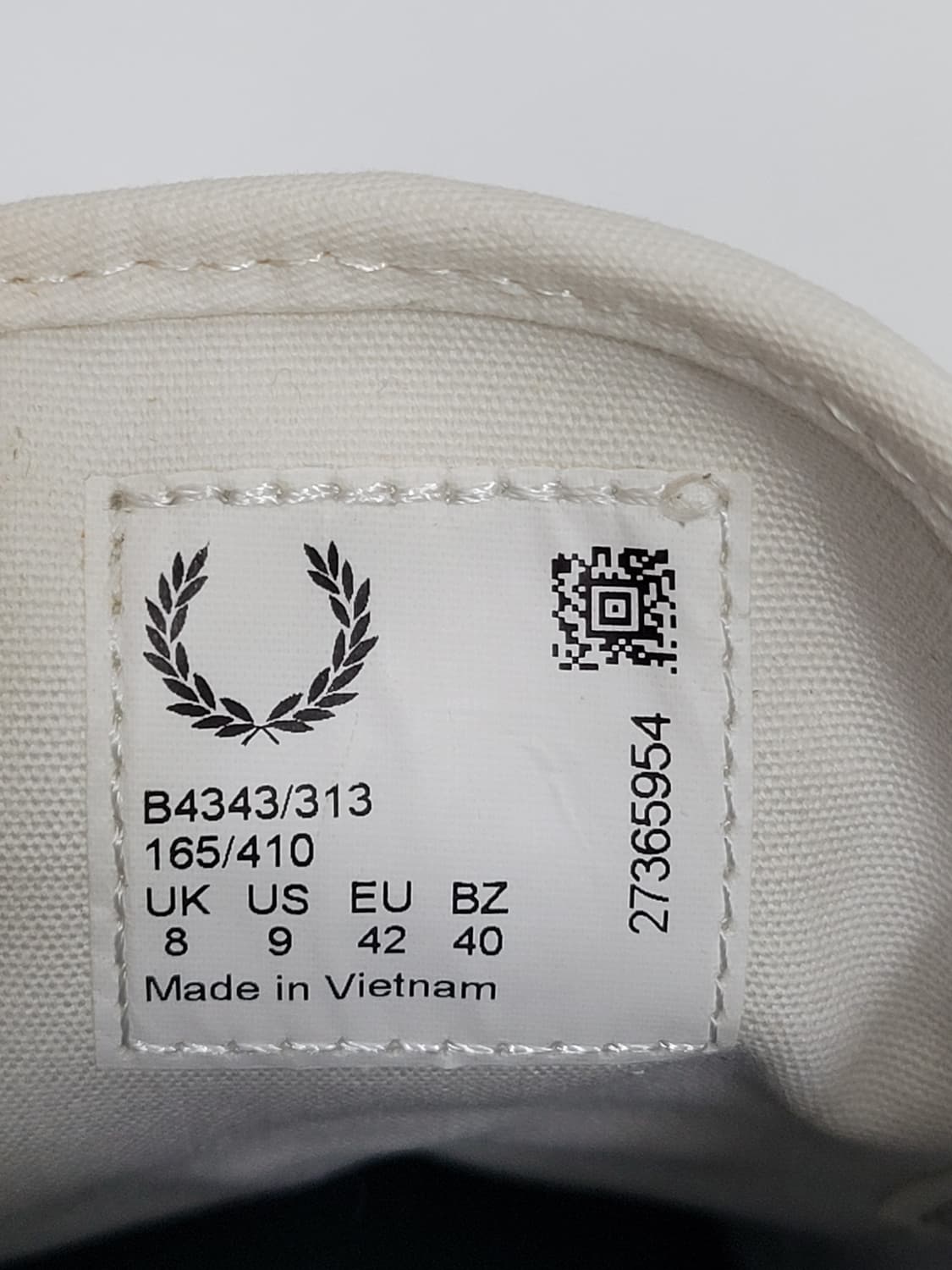 (새상품)FRED PERRY 프레드페리 언더스핀 레더 스니커즈 / UK8 상품이미지9