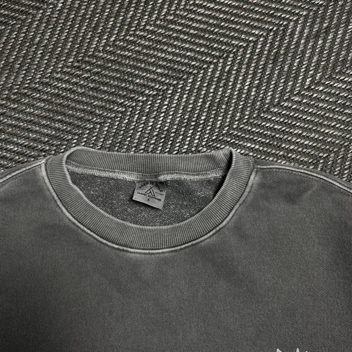 트레블 바시티 빅로고 피그먼트 박시핏 맨투맨o 5119 상품이미지6