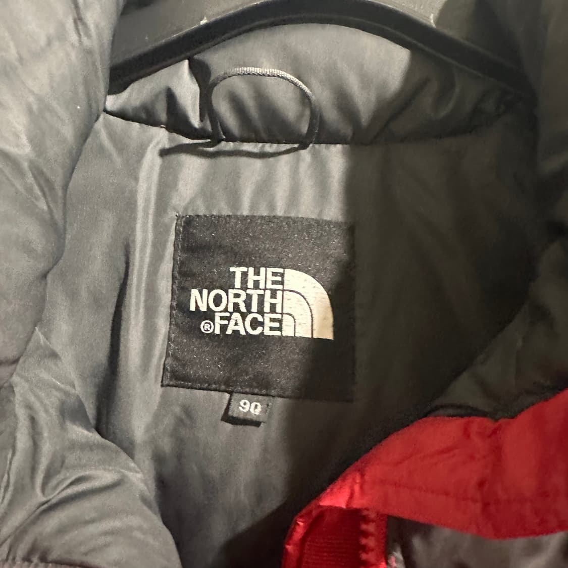 노스페이스 레드 패딩 상품이미지6