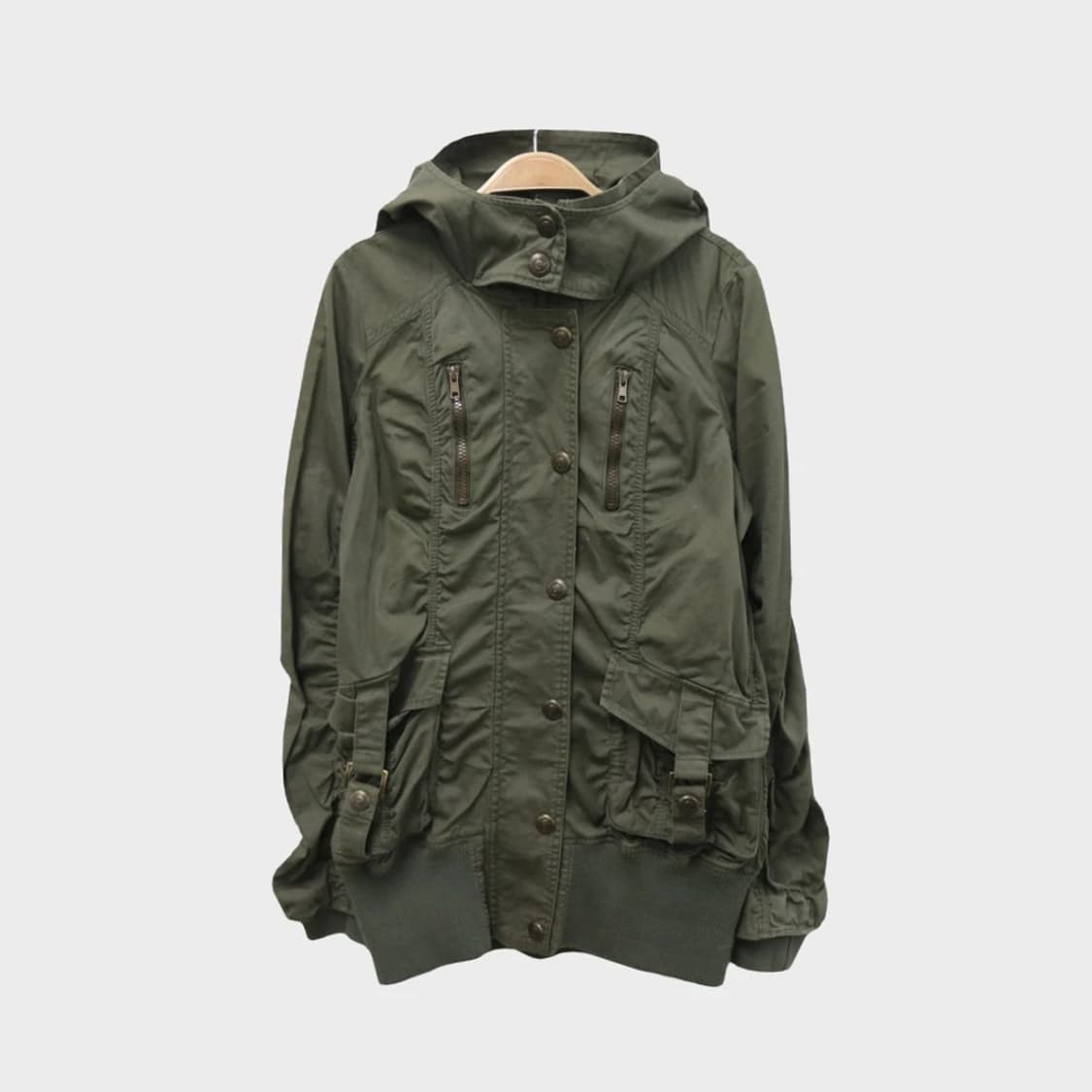 BLUE STRIVE Y2K 셔링 야상 자켓 64715 상품이미지1