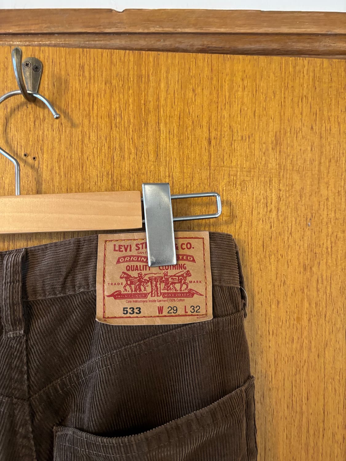 리바이스 브라운 코듀로이 팬츠 상품이미지4