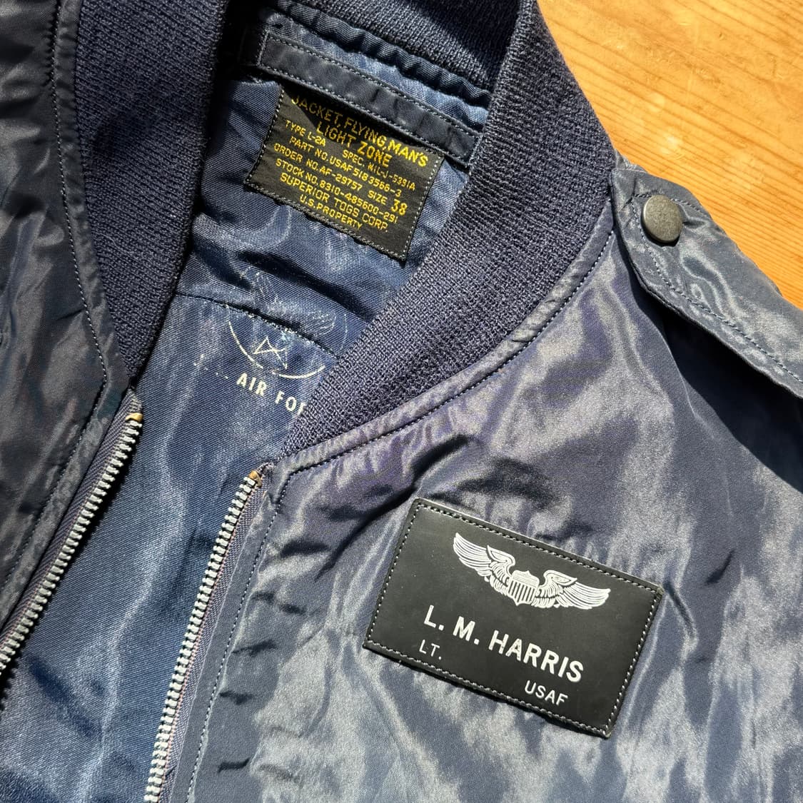 버즈릭슨 L-2A 플라이트자켓 (스카이블레이저 커스텀) 상품이미지4