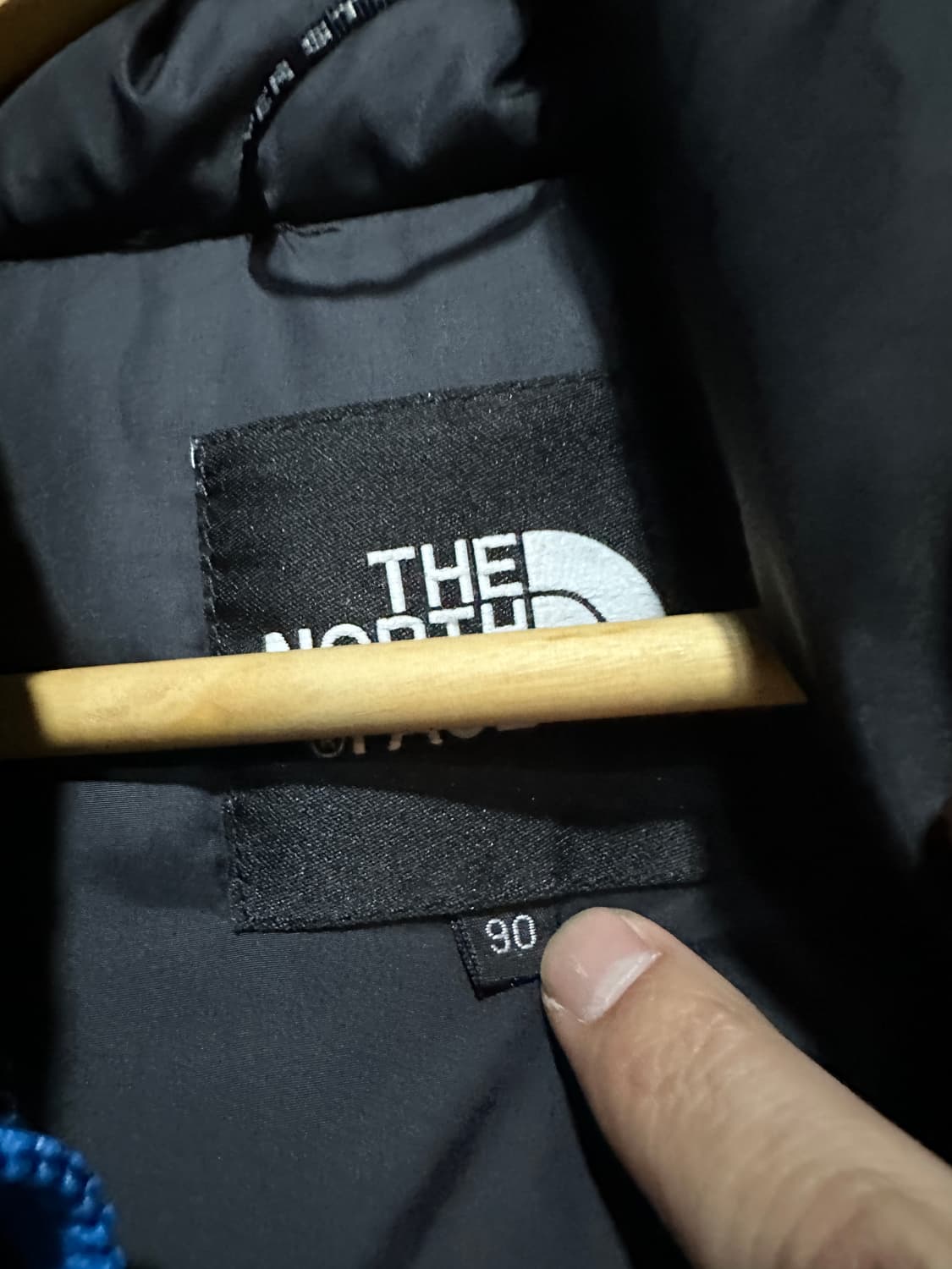 노스페이스700 눕시패딩 블루90 상품이미지3