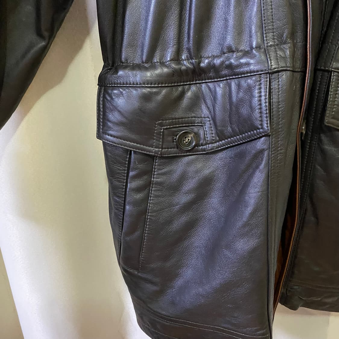 Vintage leather parka 상품이미지7