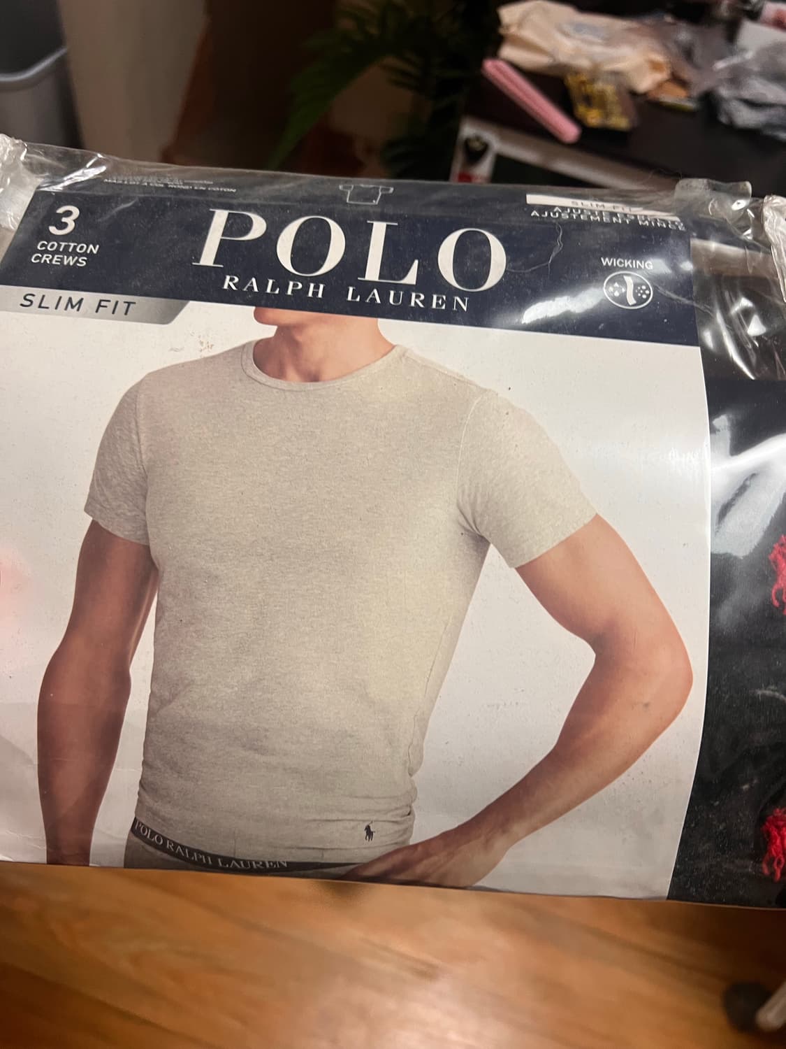 랄프로렌 폴로 무지 티셔츠 새상품 상품이미지3