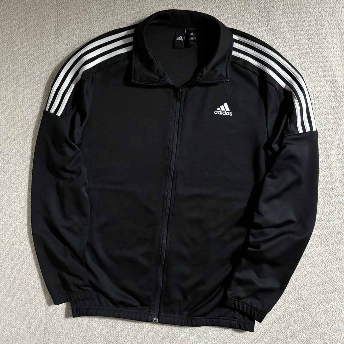 아디다스 블랙 화이트 기본 져지 상품이미지1