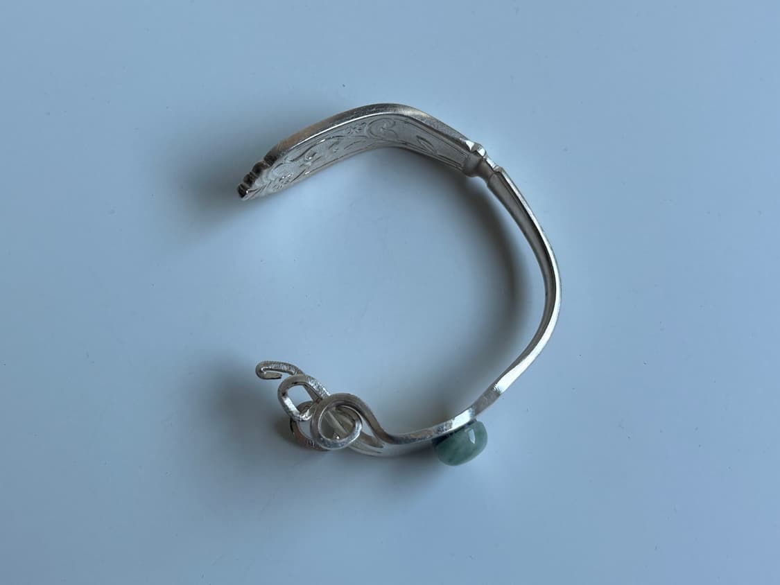 빈티지 그린어벤츄린 포크뱅글 S 상품이미지2