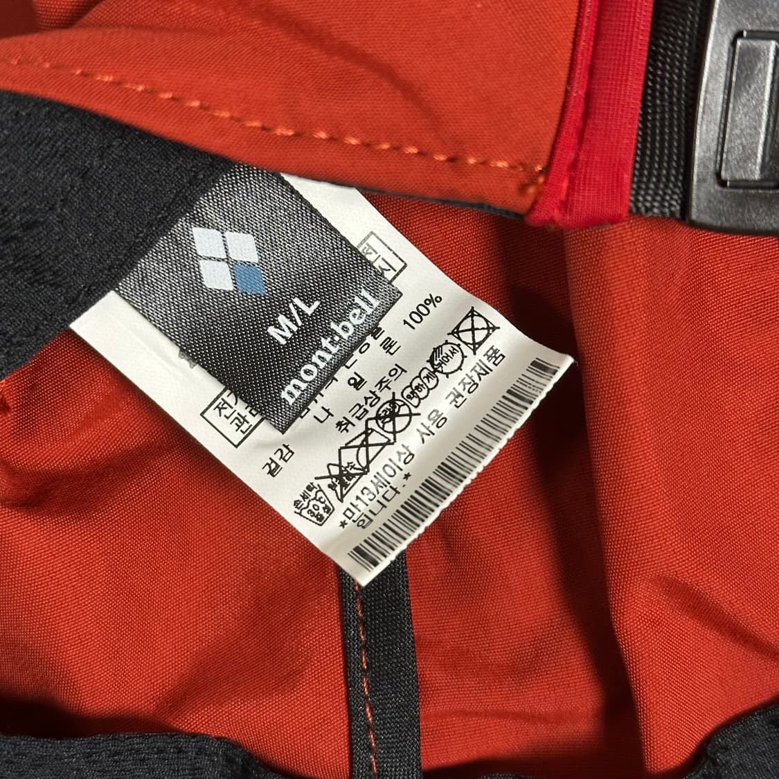 몽벨 팝업캡 레드 상품이미지2