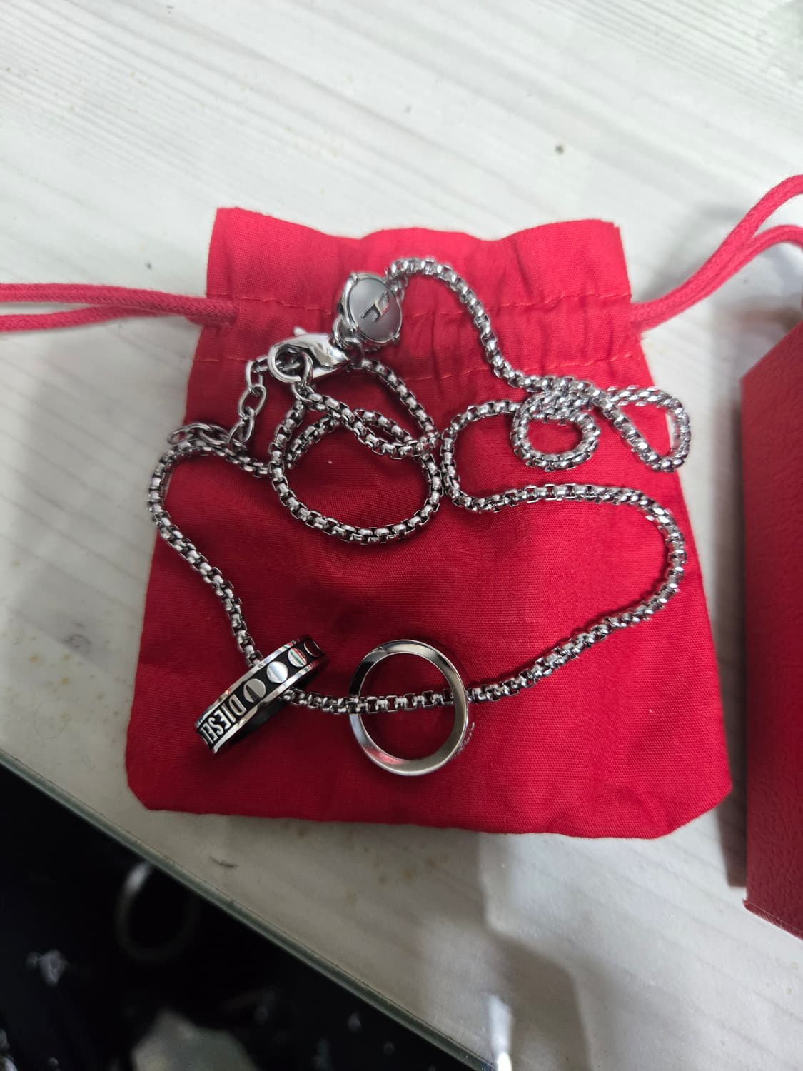 디젤 더블링 팬던트 목걸이 팝니다 (DX1168) 상품이미지2