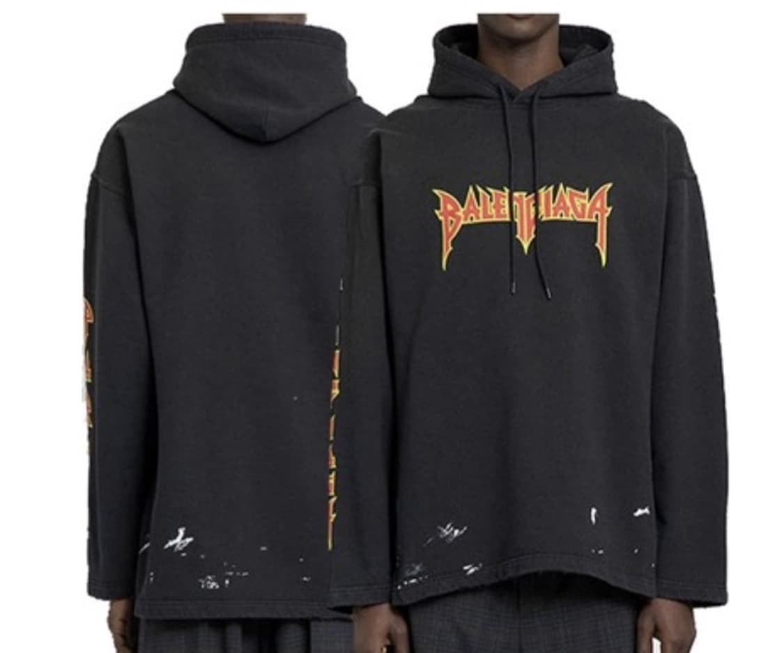 발렌시아가 로고 후드티 상품이미지6