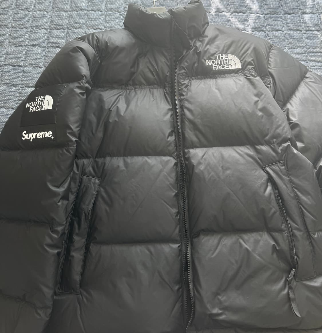 슈프림 노스페이스 스플릿 패딩 블랙 상품이미지2