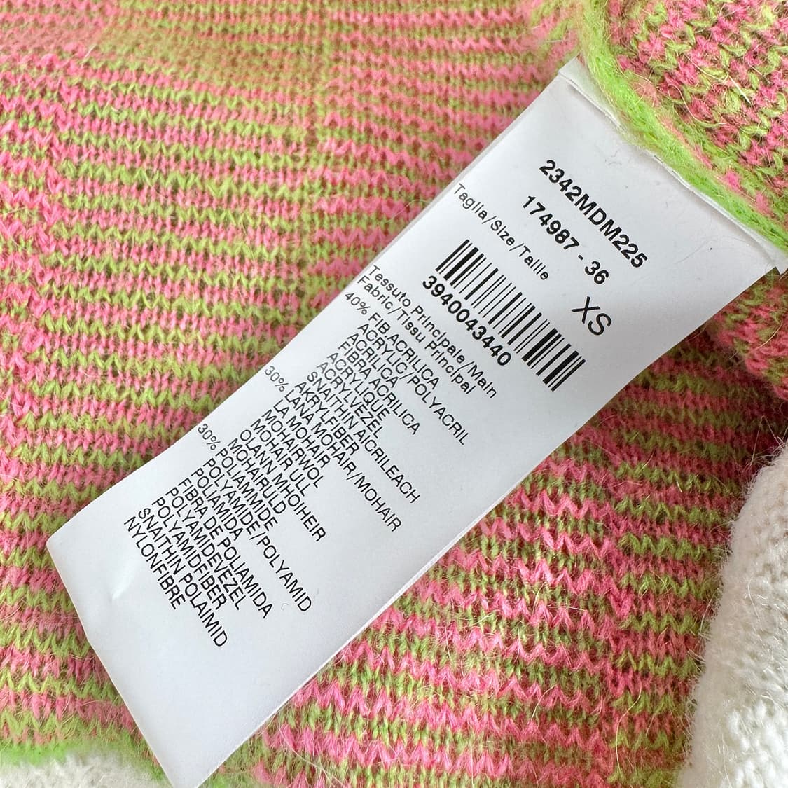 MSGM 스타 모헤어 니트 상품이미지4