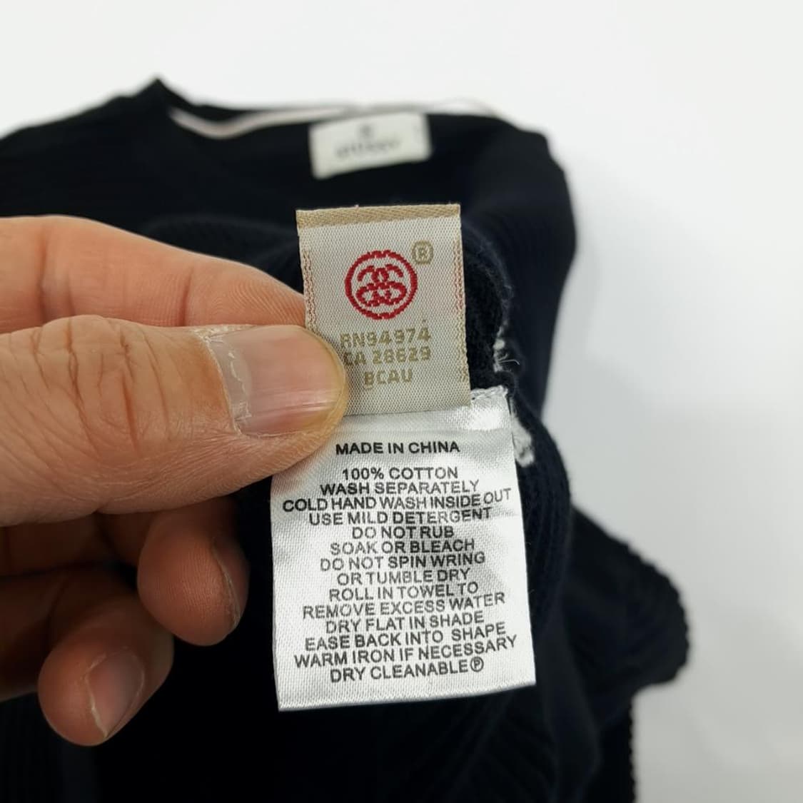 (CS584)S-M 스투시 ss링크로고 크롭 니트 스웨터knit여성 상품이미지6