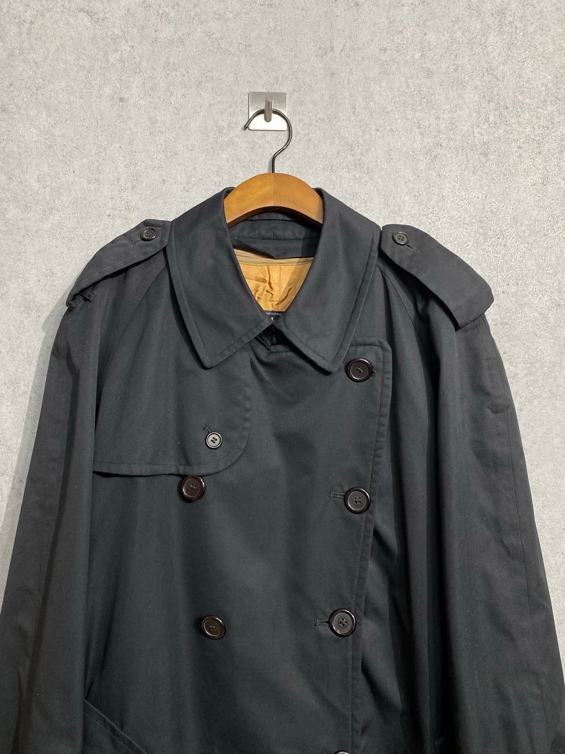 [105] 90s Burberrys 버버리 블랙 트렌치 코트 상품이미지3