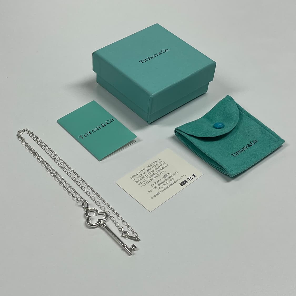 티파니앤코 클로버 태그 키 목걸이 상품이미지9