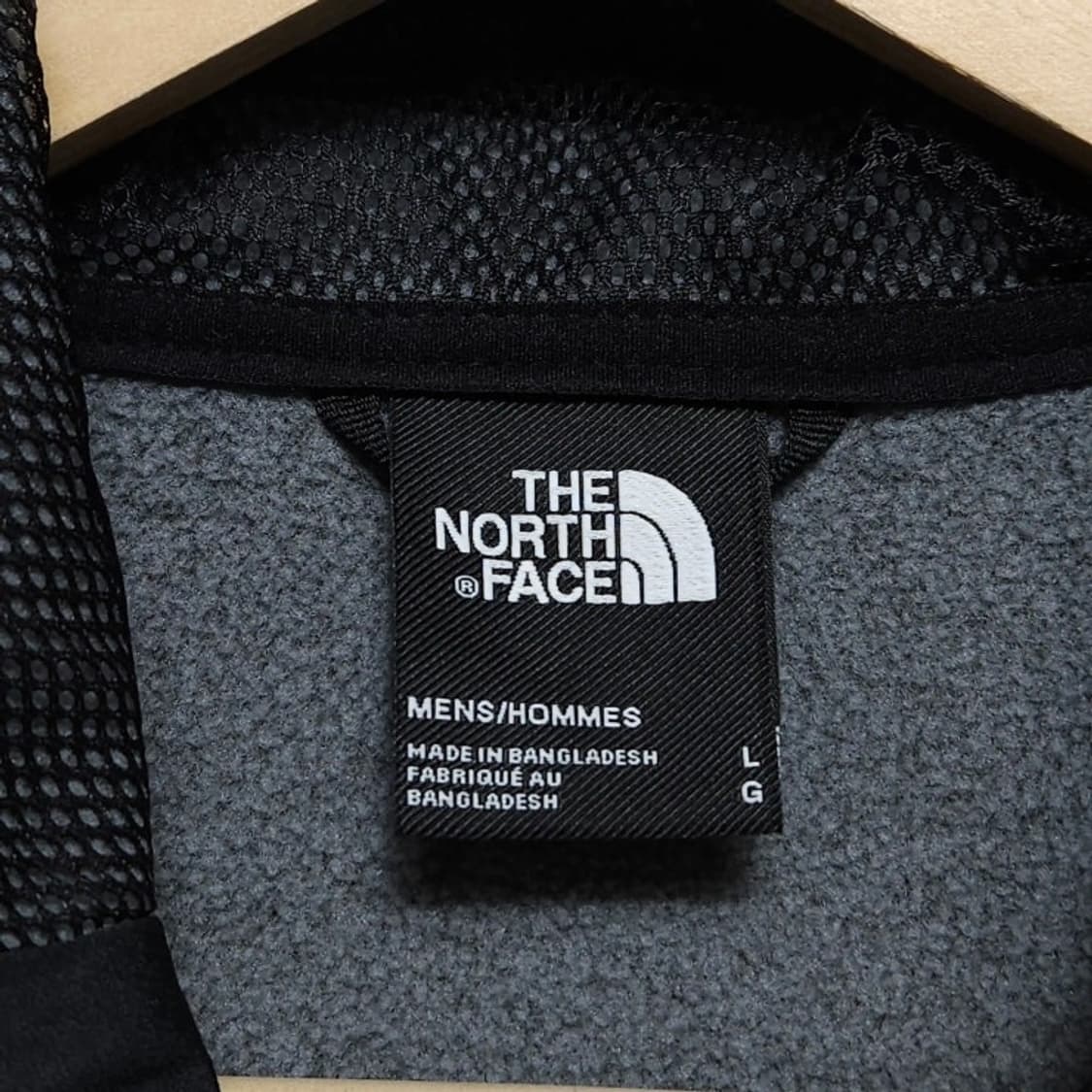 100 노스페이스 집업 후드 자켓 기능성 블랙그레이 상품이미지5