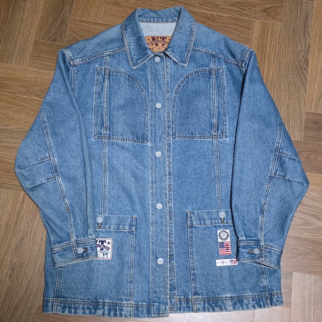 Japanese Nature Trail denim jacket L 상품이미지1