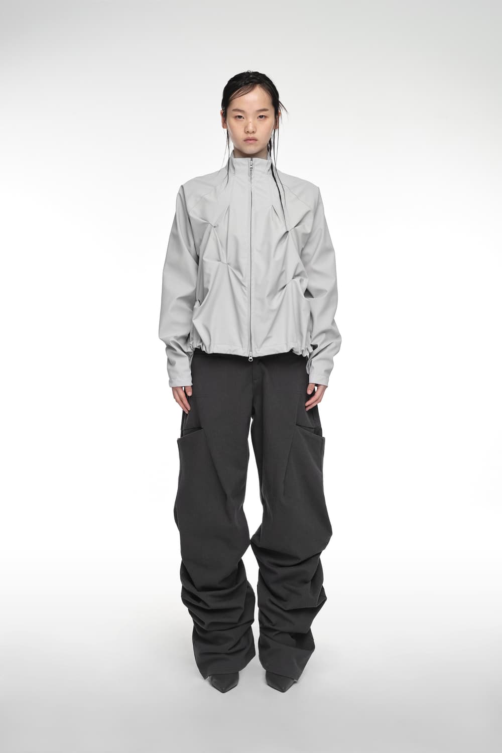 Nache 핀턱 바람막이 1사이즈 상품이미지1