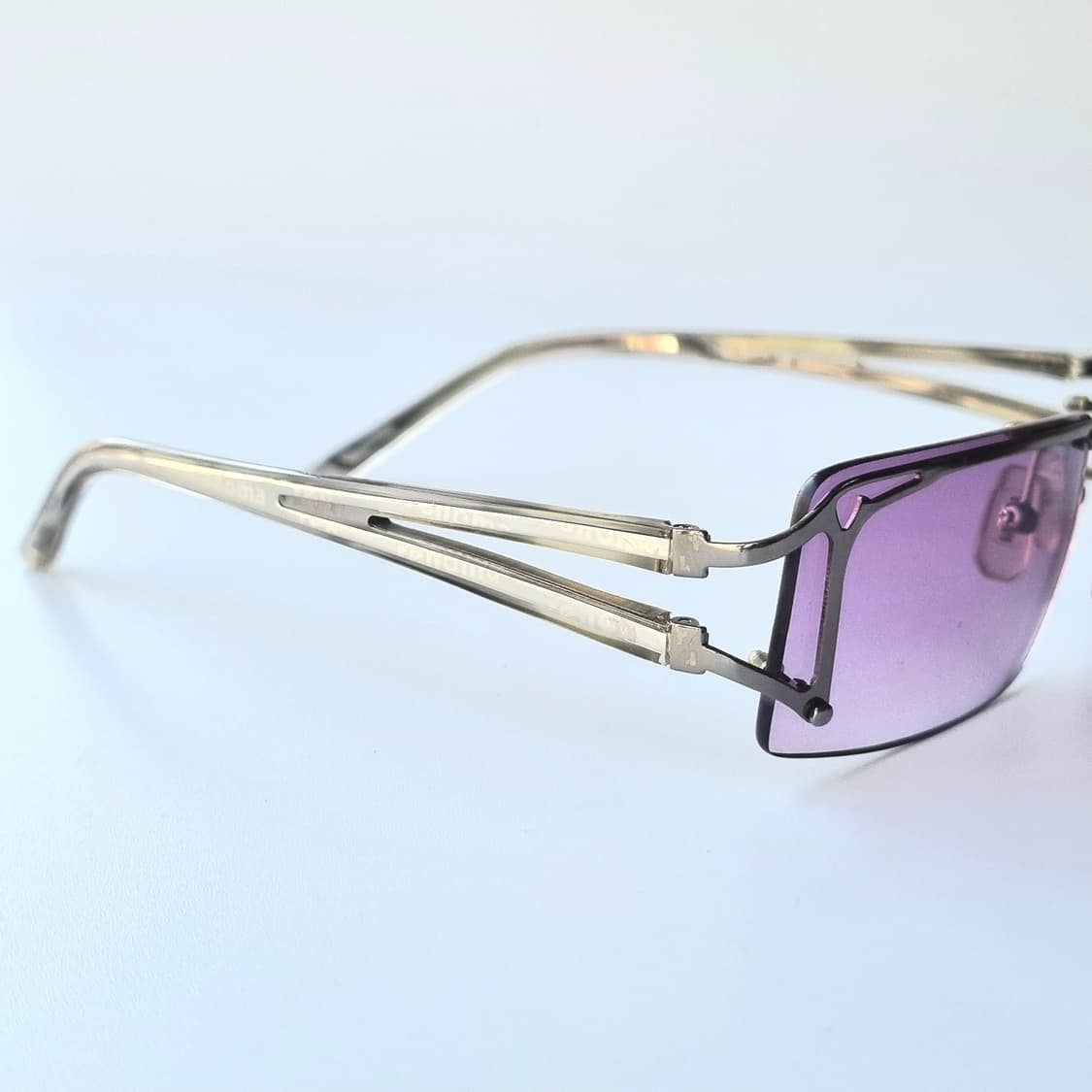 데드스탁 레트로 사각 유니크한 무테 선글라스 상품이미지7