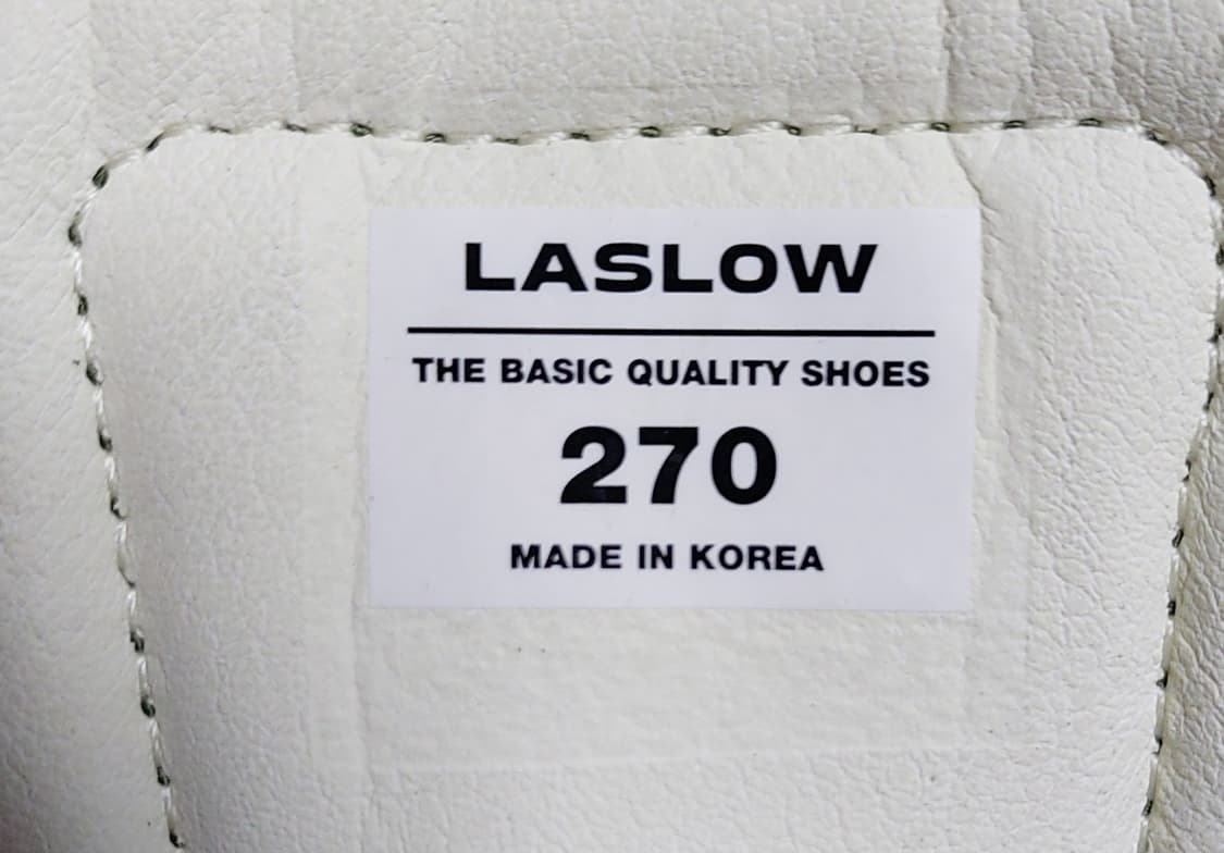 (LASLOW)라슬로 오스카 카키 스웨이드 스니커즈(270mm) 상품이미지7