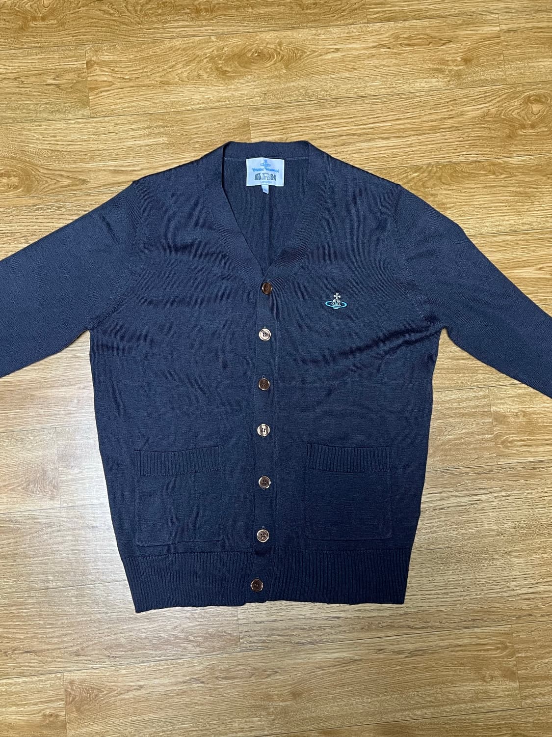 비비안웨스트우드 네이비 가디건 상품이미지2