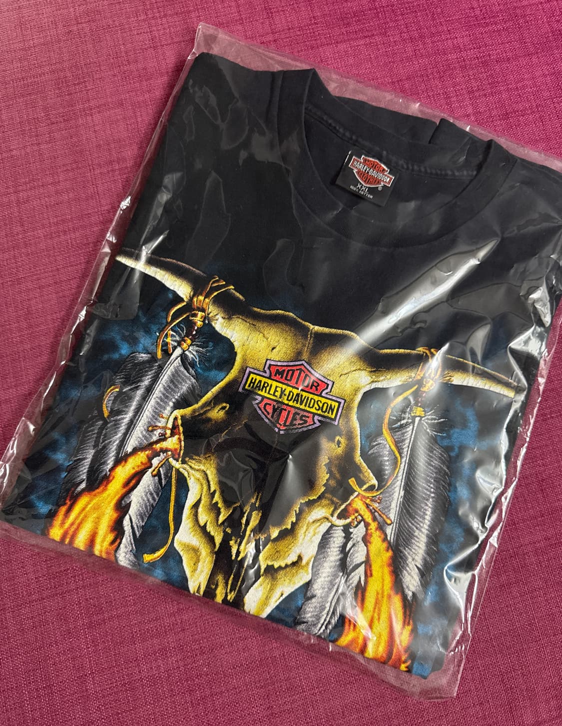 (2XL)빈티지 1991s 할리 데이비슨 티셔츠 상품이미지4