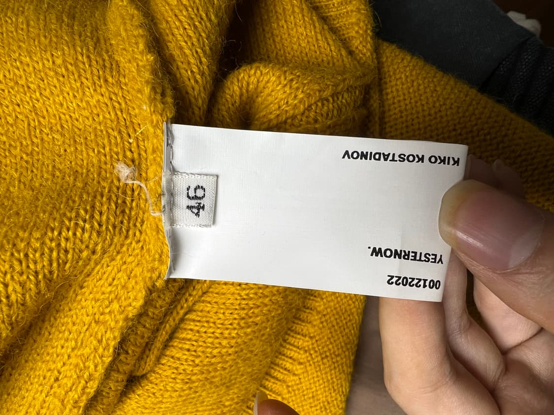 [46] 키코 코스타디노브 잇텐 헨리넥 니트 상품이미지4