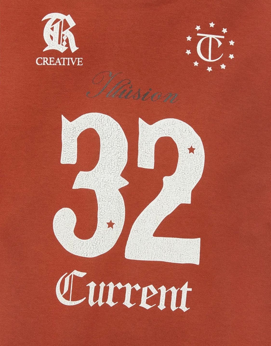 커렌트 32 FOOTBALL SWEATSHIRT [RED]  상품이미지2