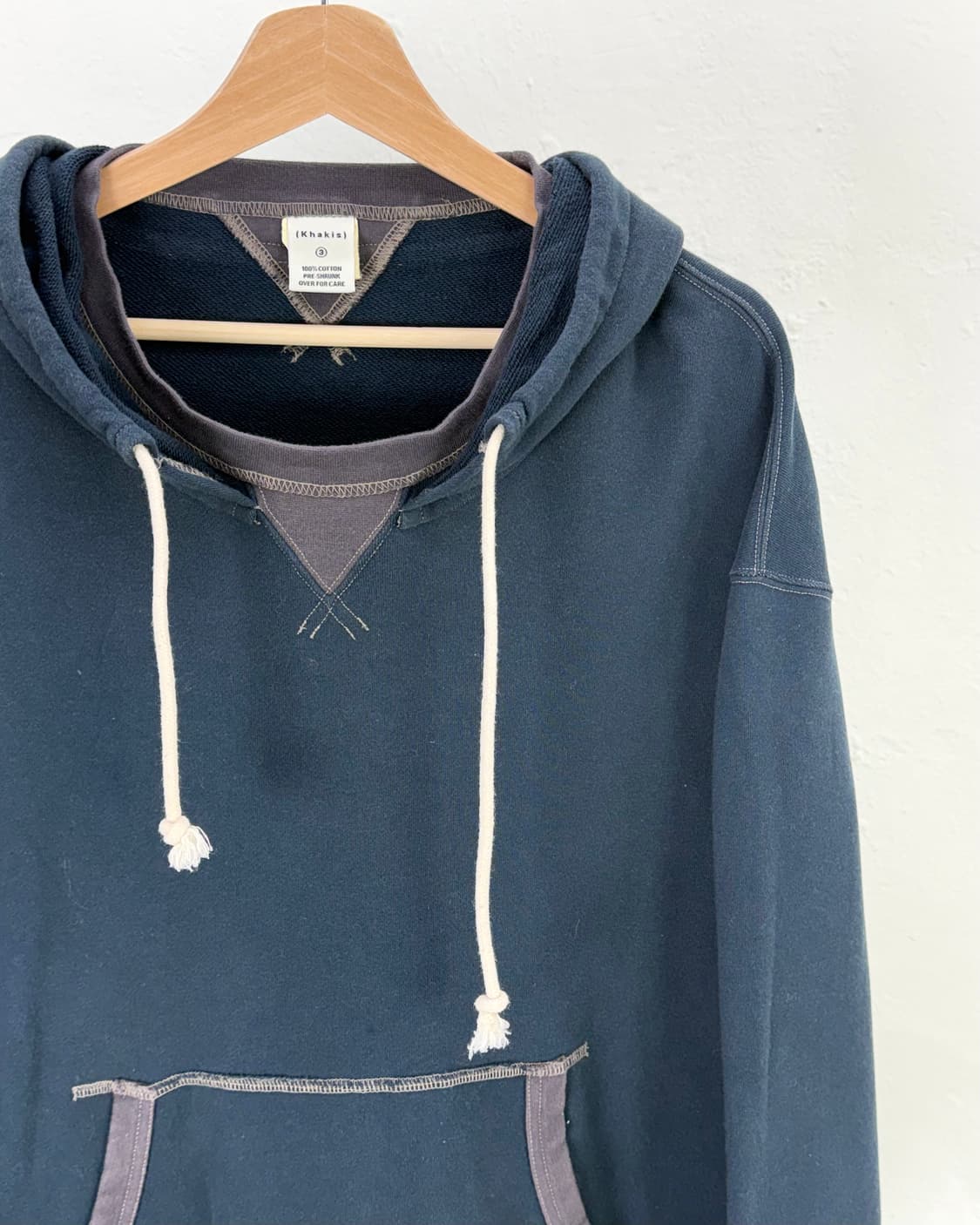카키스 페이디드 게임 네이비 레이어 스웨트 후디 상품이미지3