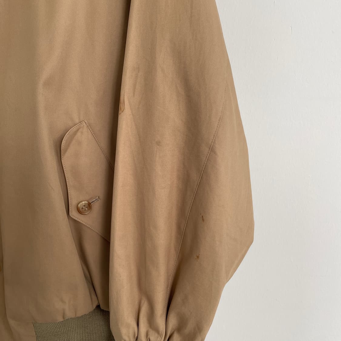 버버리 베이지 안감 체크 블루종 G-9 스타일 상품이미지6